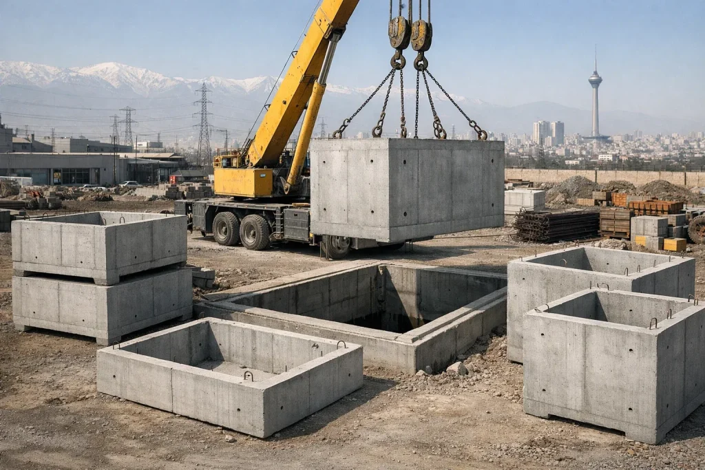قیمت باکس بتنی تهران