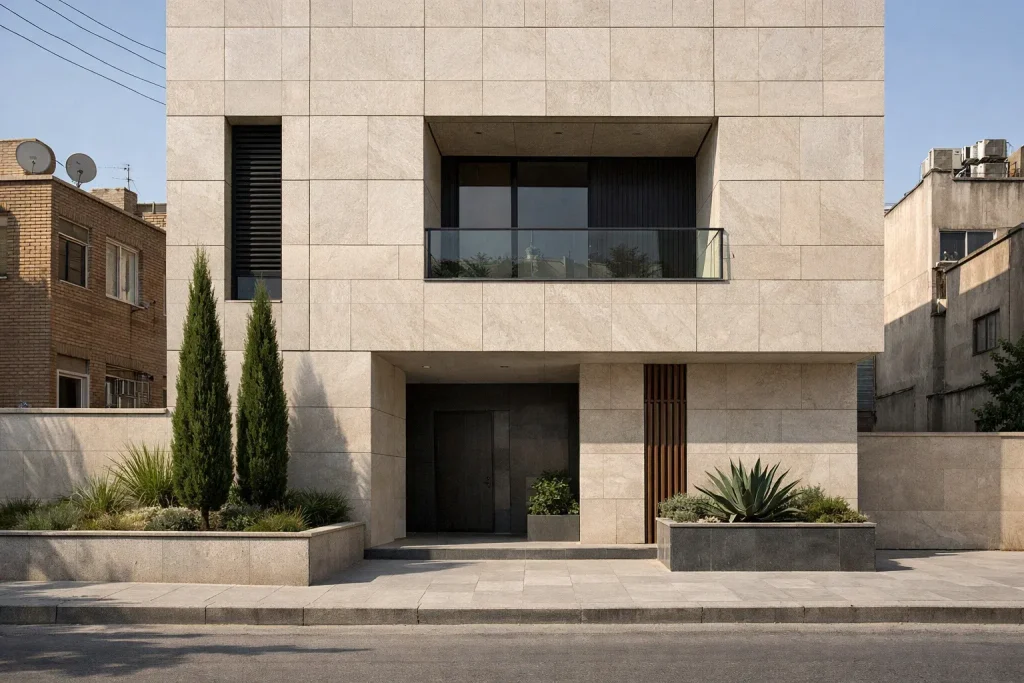 نمای ساختمان گرمسار