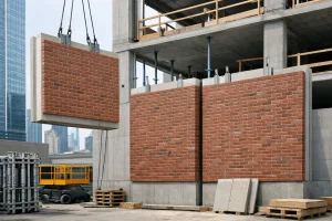 دیوار آجرنما پیش ساخته