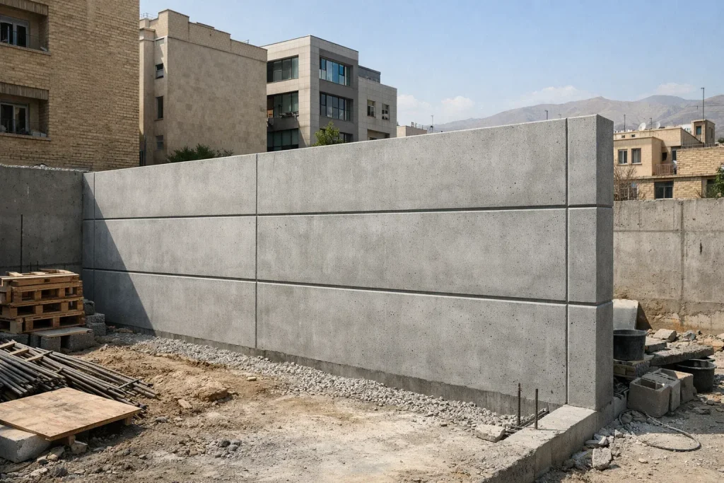 دیوار شادولاین دو رو نما
