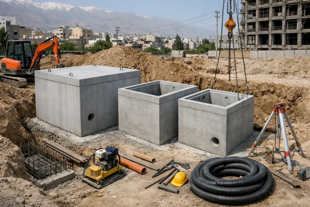باکس بتنی پیش ساخته