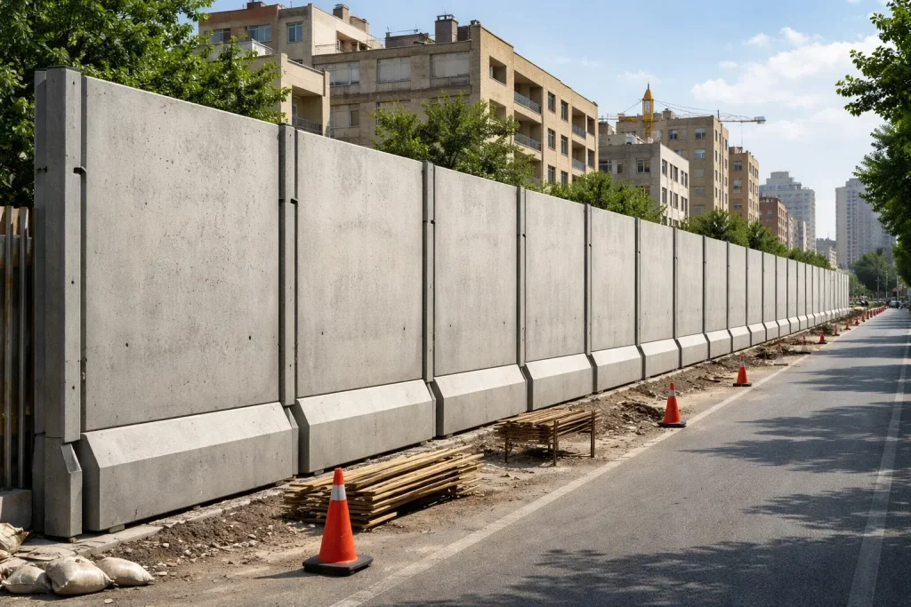قیمت دیوار بتنی اراک
