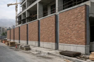 دیوار آجرنما پیش ساخته