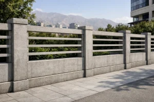 دیوار نرده‌ای بتنی