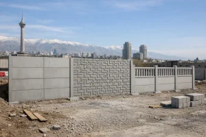 دیوار بتنی تهران
