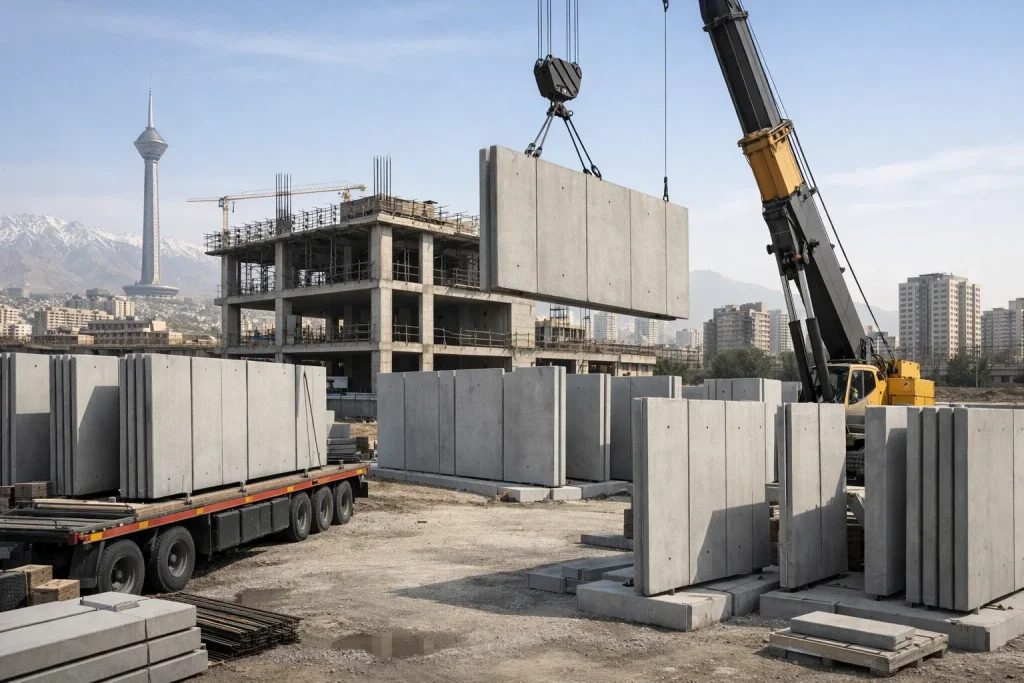 سفارش دیوار بتنی