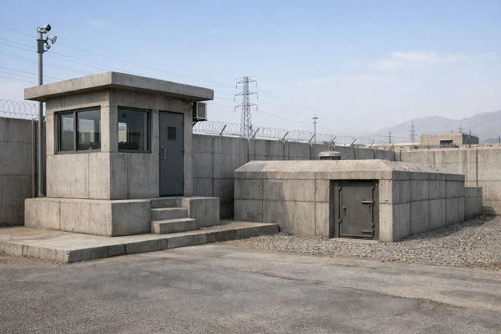اتاقک نگهبانی بتنی
