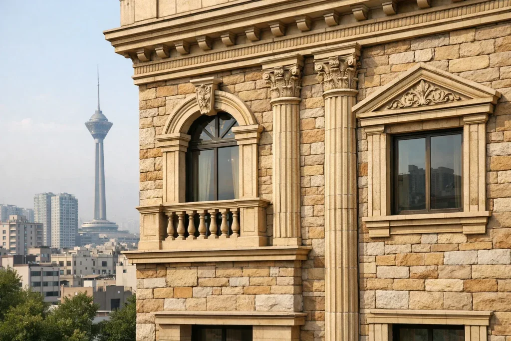 سنگ نما ساختمان